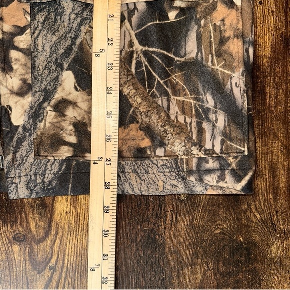 Scentlok Jacket Mens Medium Brown Camo Mossy Oak Vintage Break-Up Hunting Nature - Picture 9 of 11